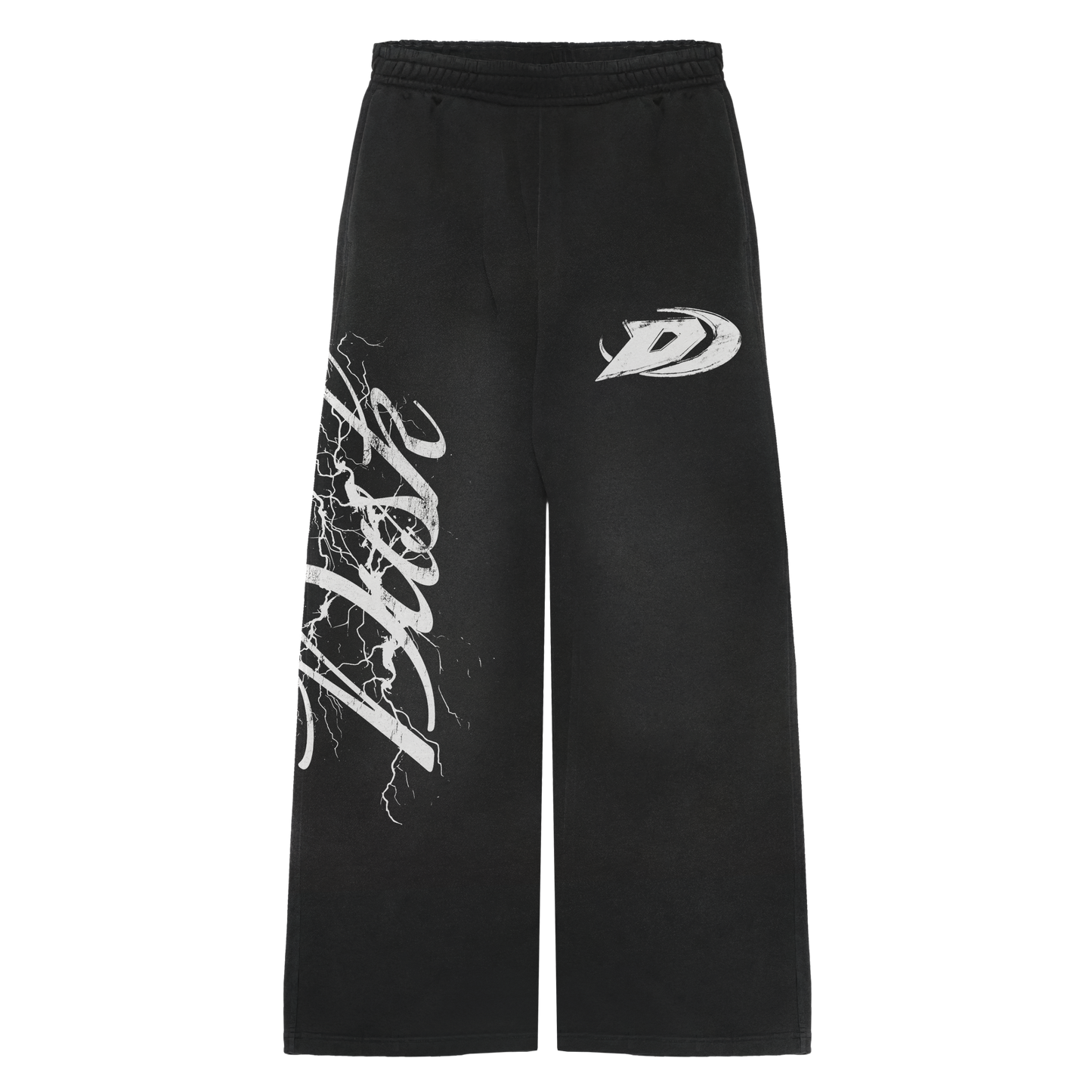 BORN IN THE STORM BLACK SWEATPANTS