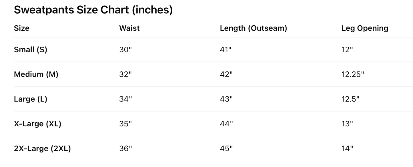 BORN IN THE STORM SWEATPANTS